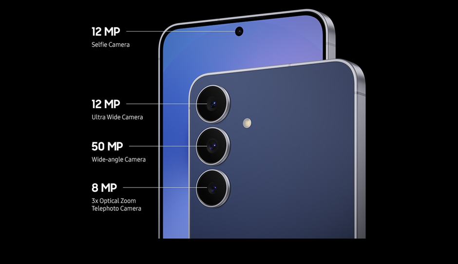 Samsung Galaxy S25 FE triple camera setup with 50MP lens