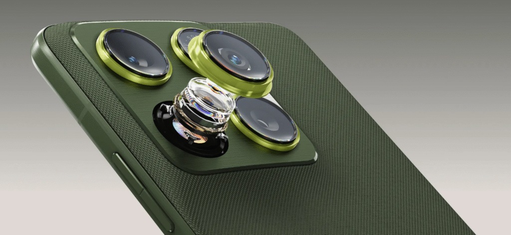 Motorola Edge 70 back design with triple 50MP camera