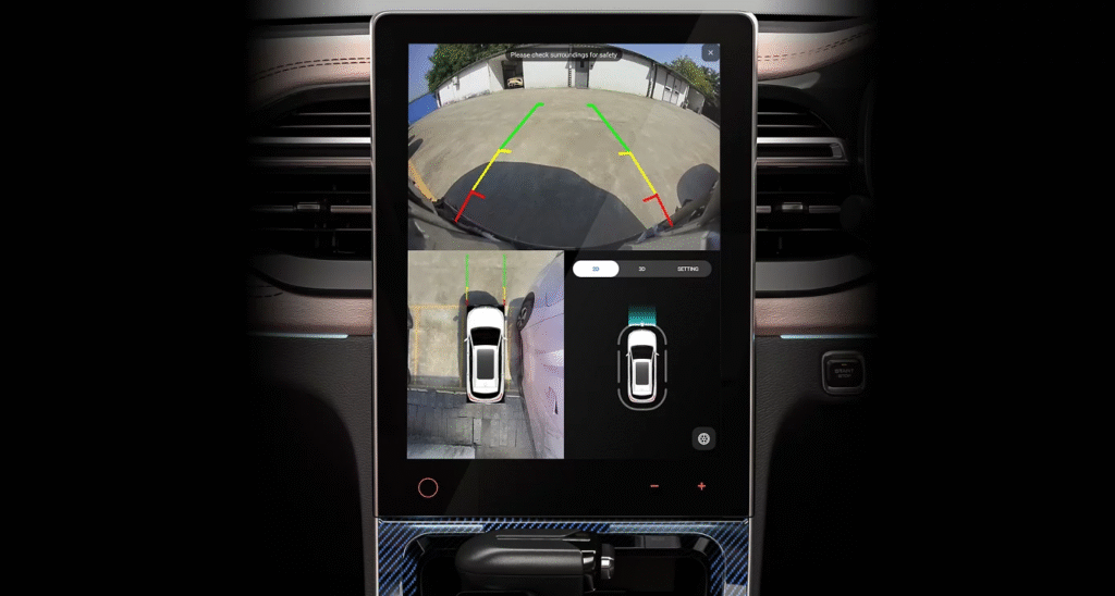 2026 MG Hector 360-degree camera