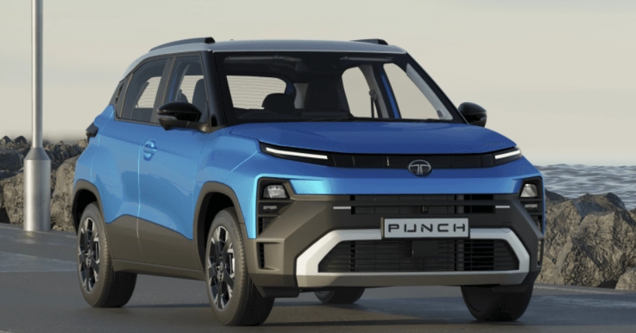 2026 Tata Punch facelift front design in India