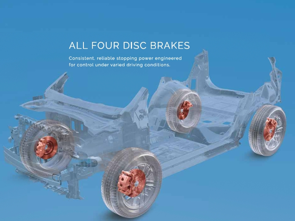 Mahindra XUV 7XO braking system