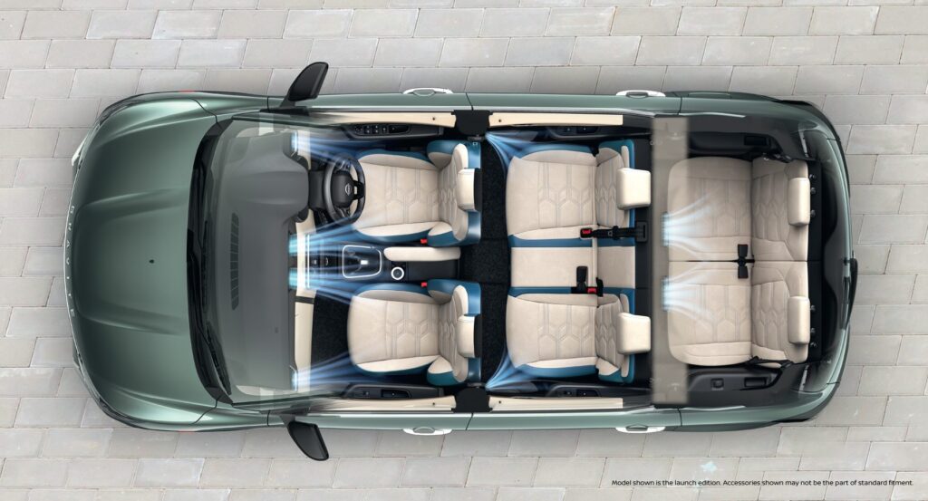 Nissan Gravite seating configuration