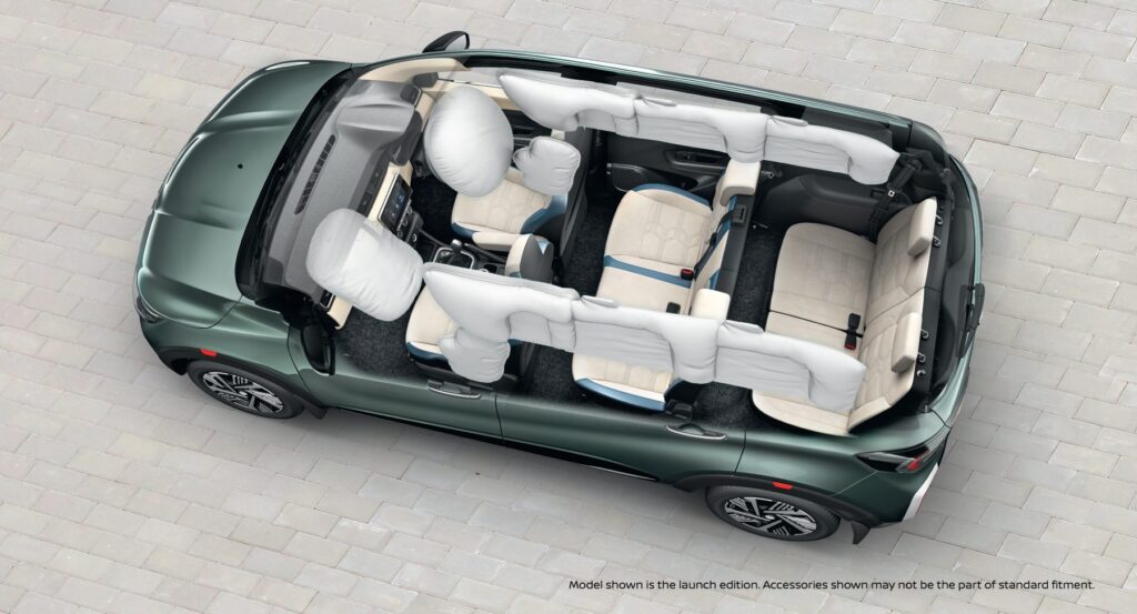 Nissan Gravite airbags